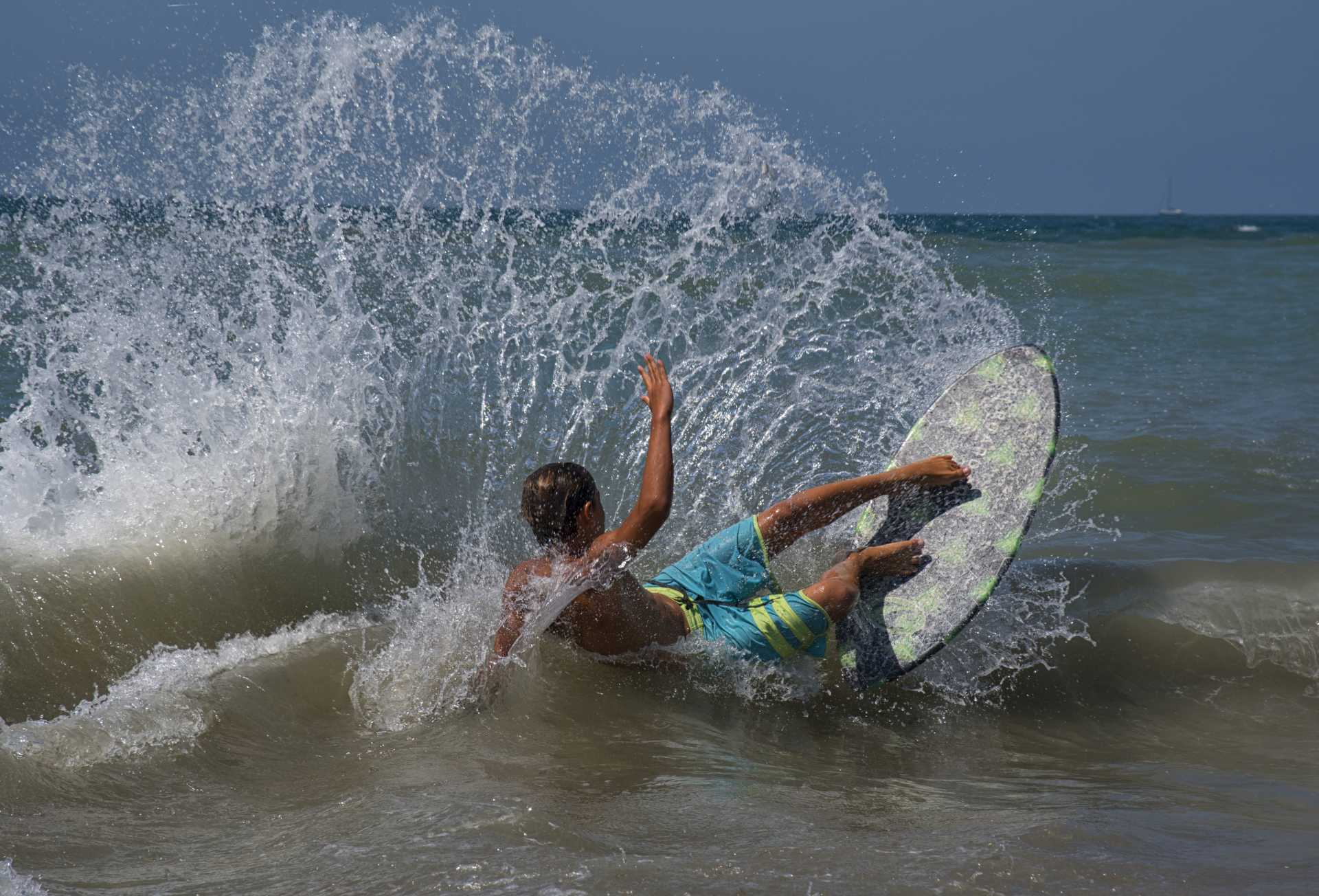 Gara di skimboard al Belsito di Ostia